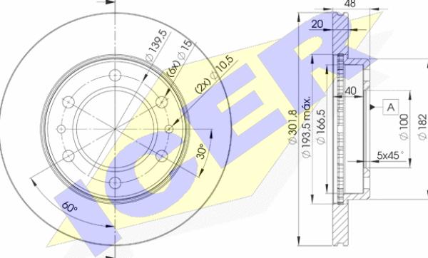 Icer 78BD6004-2 - Discofreno autozon.pro