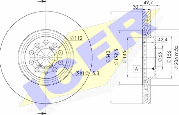 Icer 78BD6085-2 - Discofreno autozon.pro