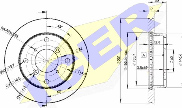 Icer 78BD6030-2 - Discofreno autozon.pro