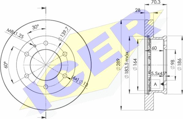 Icer 78BD6032-2 - Discofreno autozon.pro