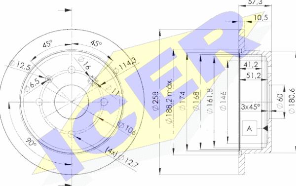 Icer 78BD6028-2 - Discofreno autozon.pro