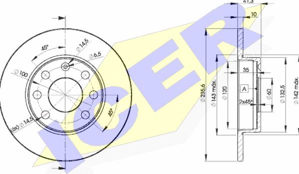 Icer 78BD6193-2 - Discofreno autozon.pro