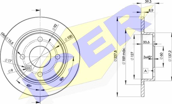 Icer 78BD6165-2 - Discofreno autozon.pro