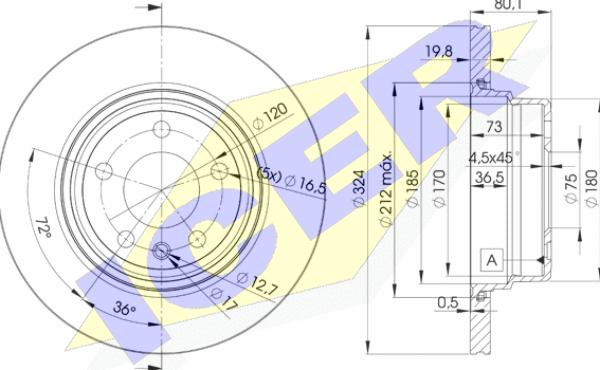 Icer 78BD6849-2 - Discofreno autozon.pro