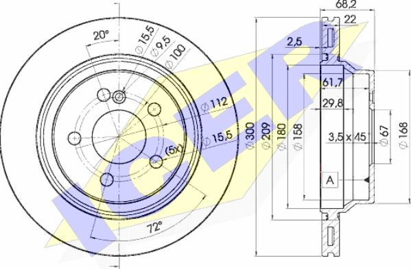 Icer 78BD0910-2 - Discofreno autozon.pro