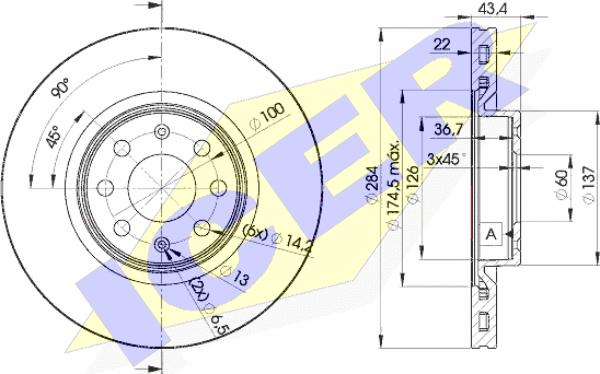 Icer 78BD0922-2 - Discofreno autozon.pro