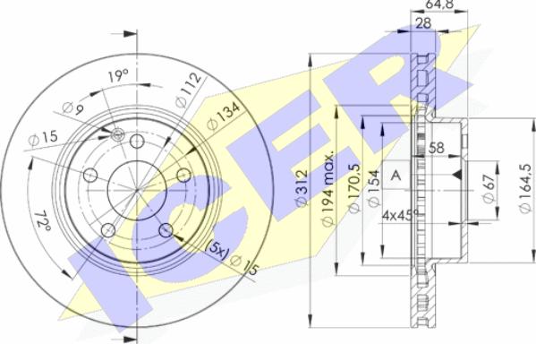 Icer 78BD0414-2 - Discofreno autozon.pro