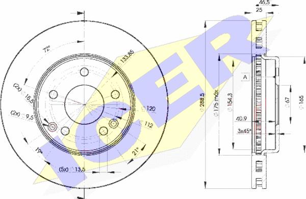 Icer 78BD0410-2 - Discofreno autozon.pro