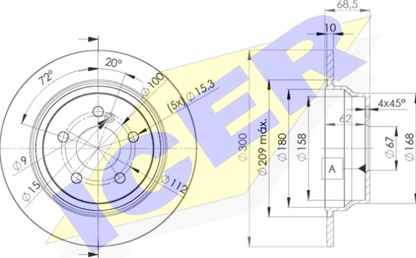 Icer 78BD0413-2 - Discofreno autozon.pro