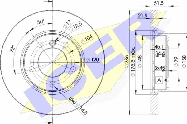 Icer 78BD0674-2 - Discofreno autozon.pro