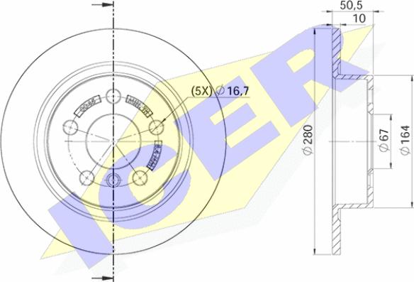 Icer 78BD0045-2 - Discofreno autozon.pro