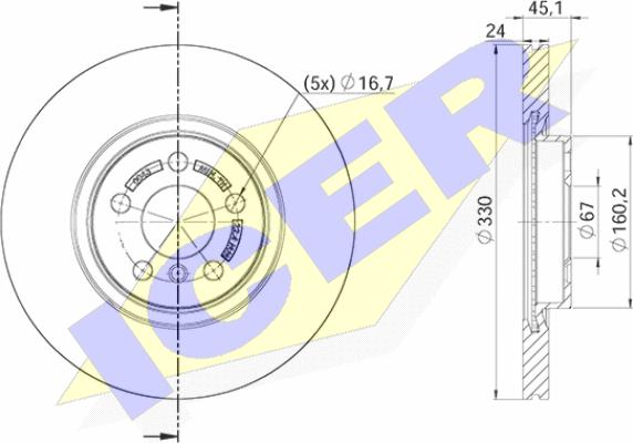 Icer 78BD0043-2 - Discofreno autozon.pro