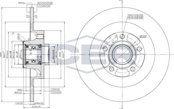 Icer 78BD0042-1 - Discofreno autozon.pro