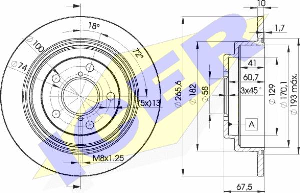 Icer 78BD0034-2 - Discofreno autozon.pro