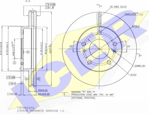 Icer 78BD0023-2 - Discofreno autozon.pro