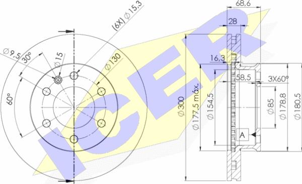 Icer 78BD0190-2 - Discofreno autozon.pro