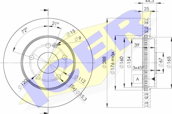 Icer 78BD0117-2 - Discofreno autozon.pro