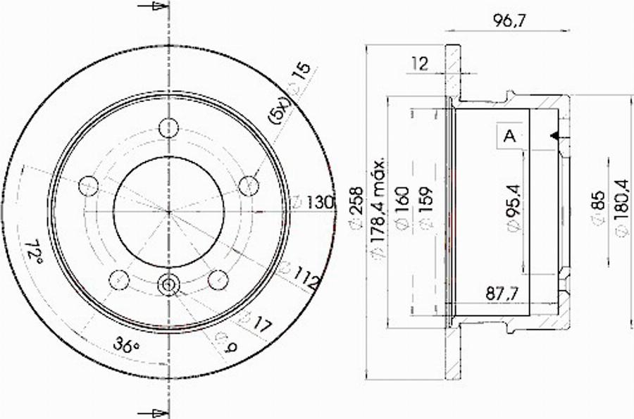 Icer 78BD0184 - Discofreno autozon.pro