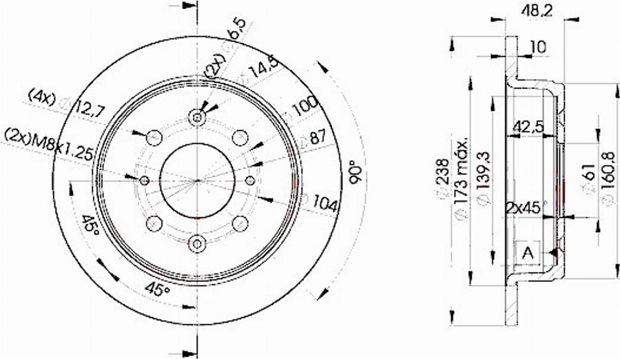 Icer 78BD0817 - Discofreno autozon.pro