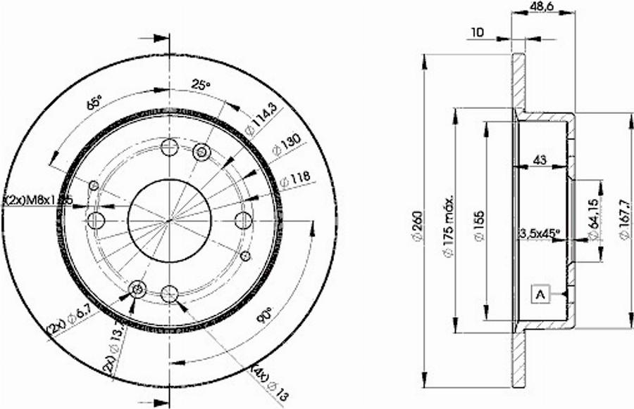 Icer 78BD0835 - Kit freno, Freno a disco autozon.pro