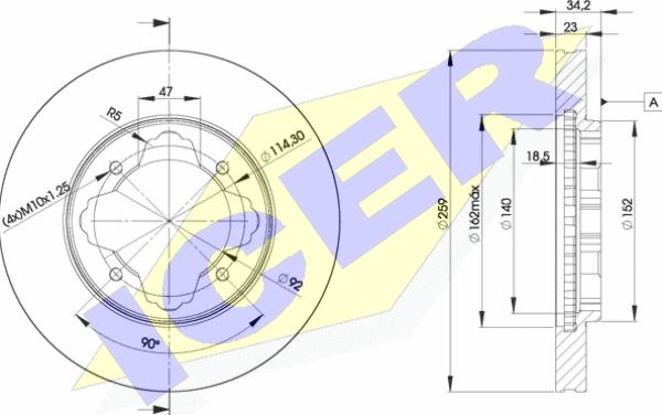 Icer 78BD0836-2 - Discofreno autozon.pro