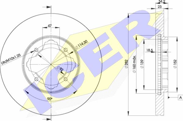 Icer 78BD0837-2 - Discofreno autozon.pro