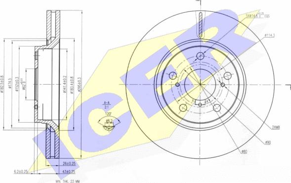 Icer 78BD0302-2 - Discofreno autozon.pro