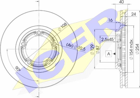 Icer 78BD0200-2 - Discofreno autozon.pro