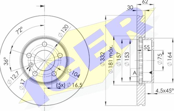 Icer 78BD1985-2 - Discofreno autozon.pro