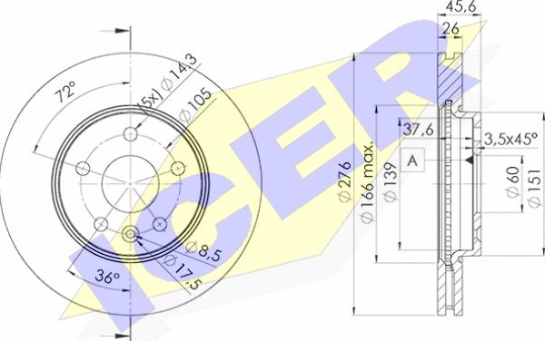 Icer 78BD1559-2 - Discofreno autozon.pro