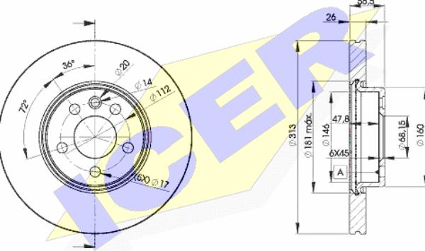 Icer 78BD1530-2 - Discofreno autozon.pro