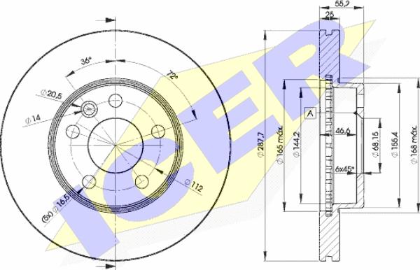 Icer 78BD1093-2 - Discofreno autozon.pro