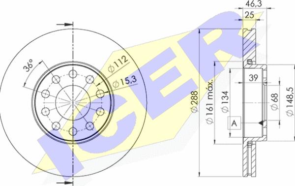 Icer 78BD1068-2 - Discofreno autozon.pro