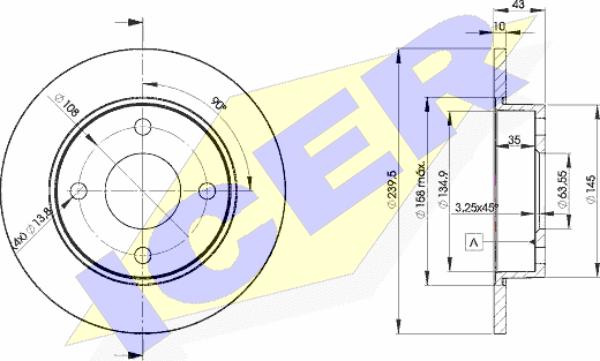 Icer 78BD1063-2 - Discofreno autozon.pro