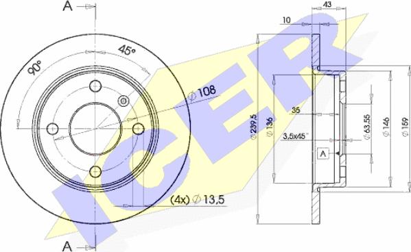 Icer 78BD1062-2 - Discofreno autozon.pro