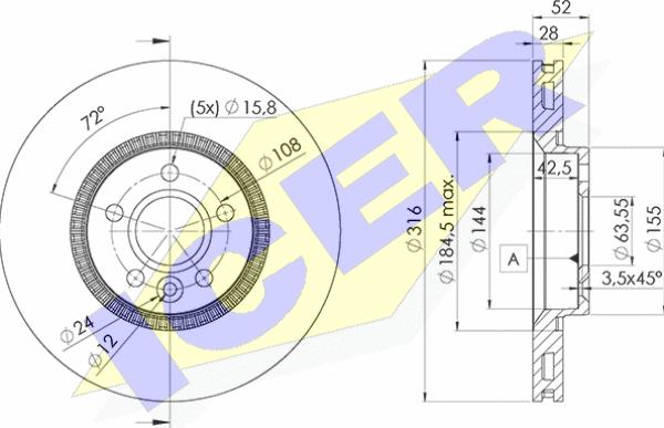 Icer 78BD1181-2 - Discofreno autozon.pro