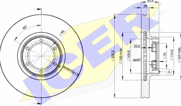 Icer 78BD1367-2 - Discofreno autozon.pro