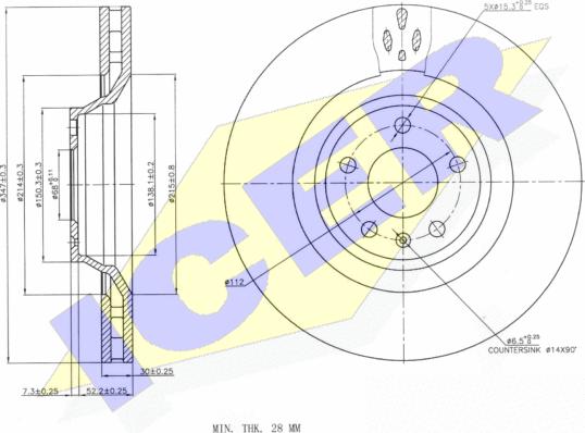 Icer 78BD1245-1 - Discofreno autozon.pro