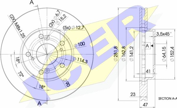 Icer 78BD1257-2 - Discofreno autozon.pro