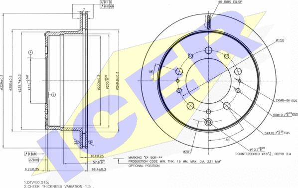 Icer 78BD1264-1 - Discofreno autozon.pro