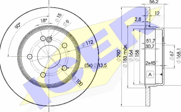 Icer 78BD1213-2 - Discofreno autozon.pro