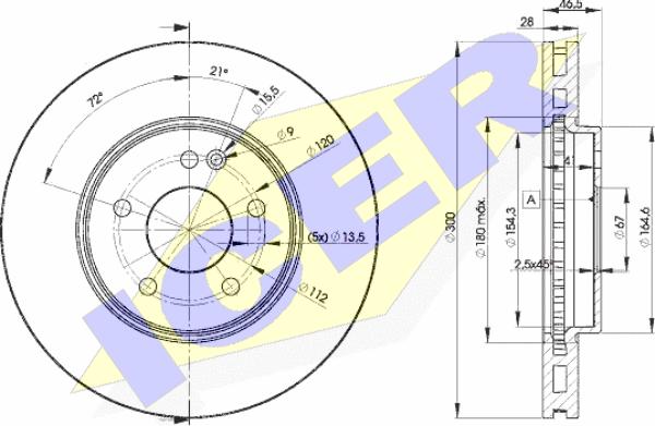 Icer 78BD1212-2 - Discofreno autozon.pro