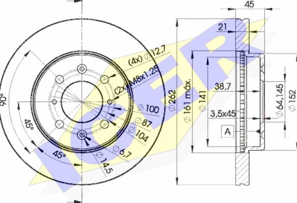 Icer 78BD1700-2 - Discofreno autozon.pro