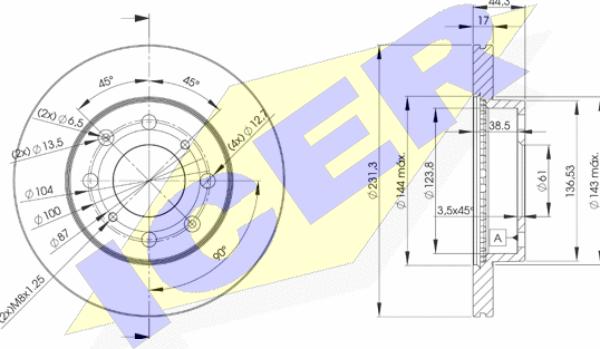 Icer 78BD1702-2 - Discofreno autozon.pro