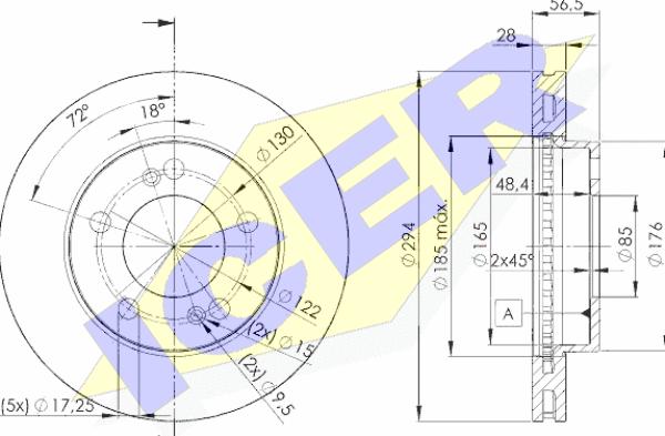 Icer 78BD8674-2 - Discofreno autozon.pro