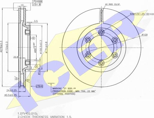 Icer 78BD8676-2 - Discofreno autozon.pro