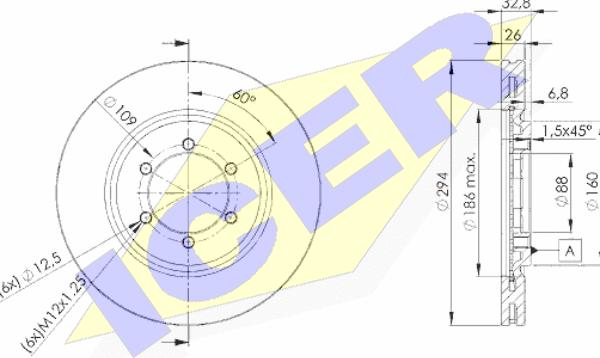 Icer 78BD8678-2 - Discofreno autozon.pro