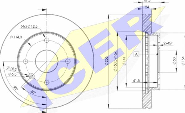 Icer 78BD8338-2 - Discofreno autozon.pro