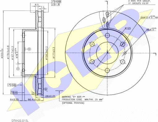 Icer 78BD8761-2 - Discofreno autozon.pro