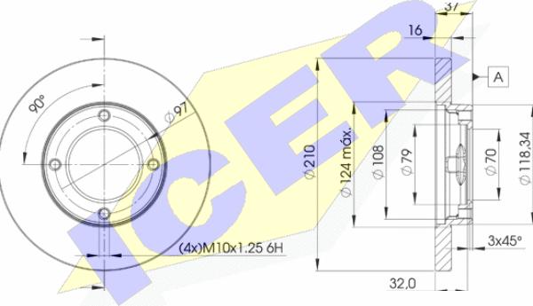 Icer 78BD8702-2 - Discofreno autozon.pro